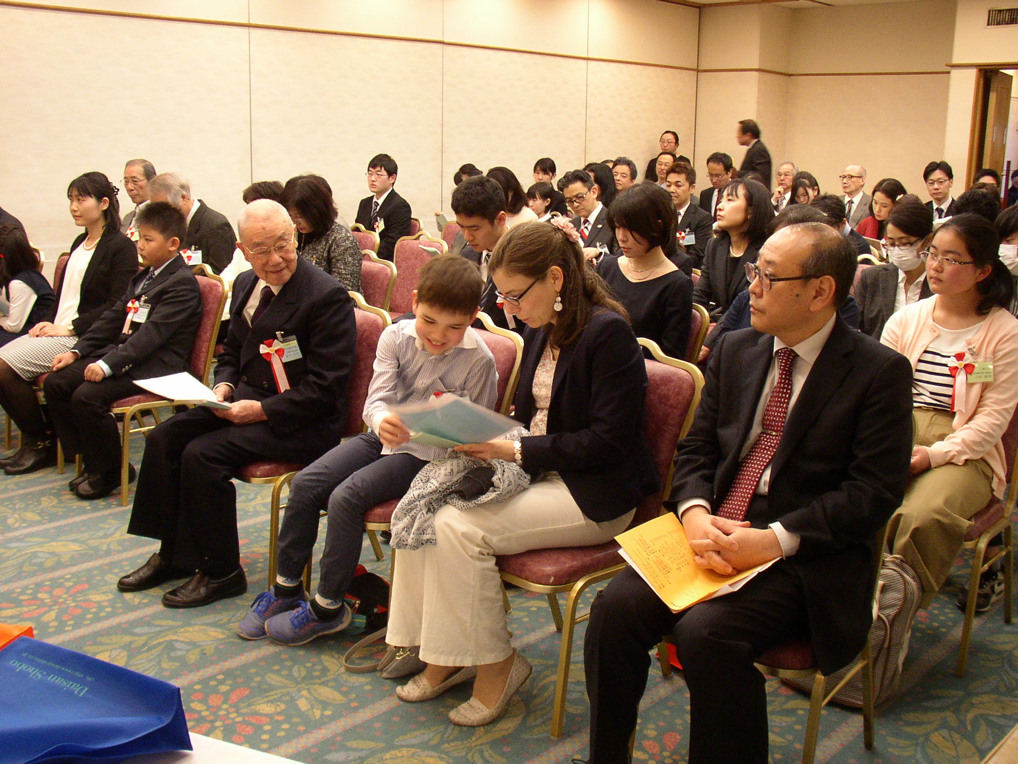 授賞式会場の様子